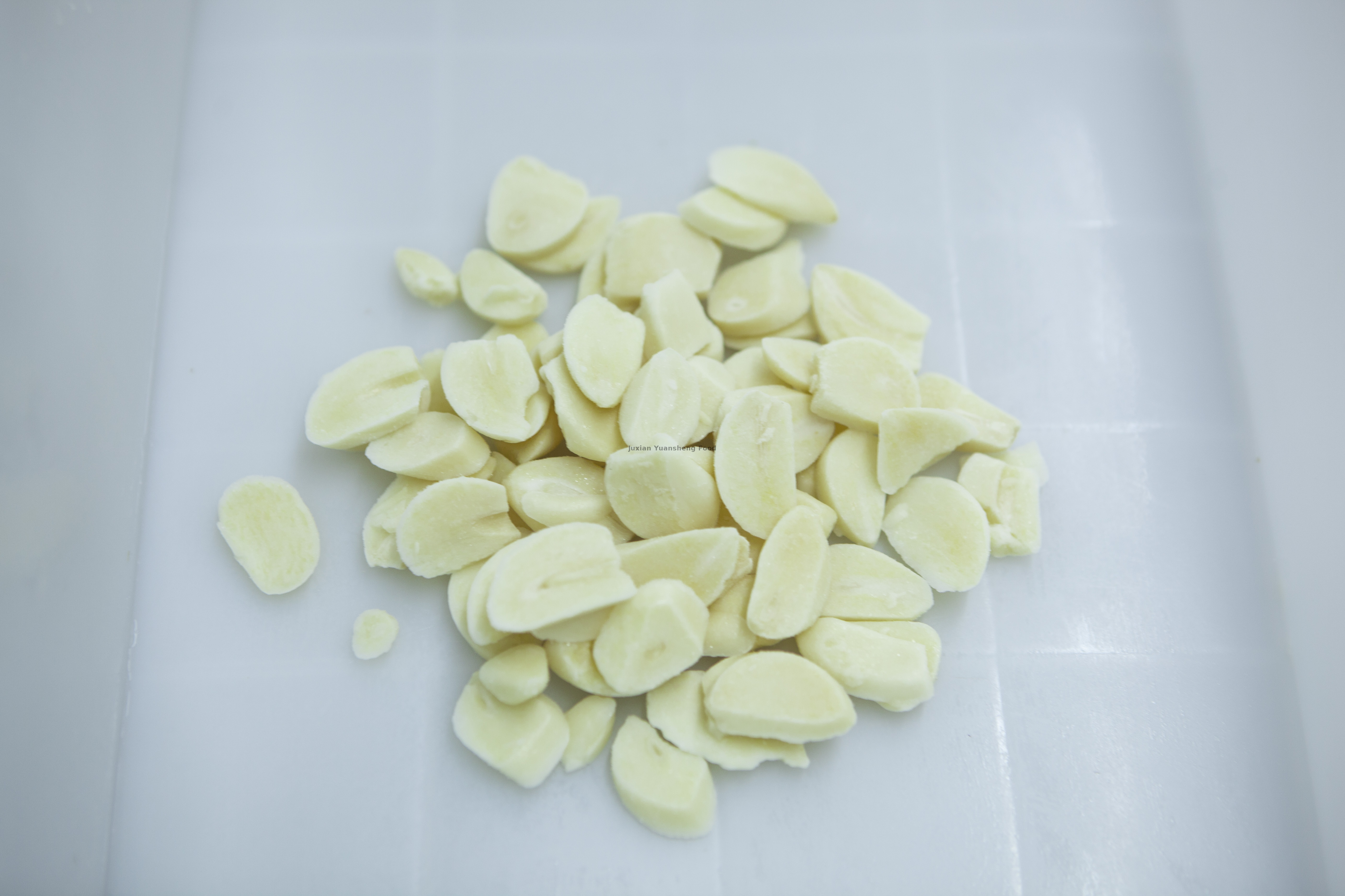 Gefrorene Knoblauchscheibe