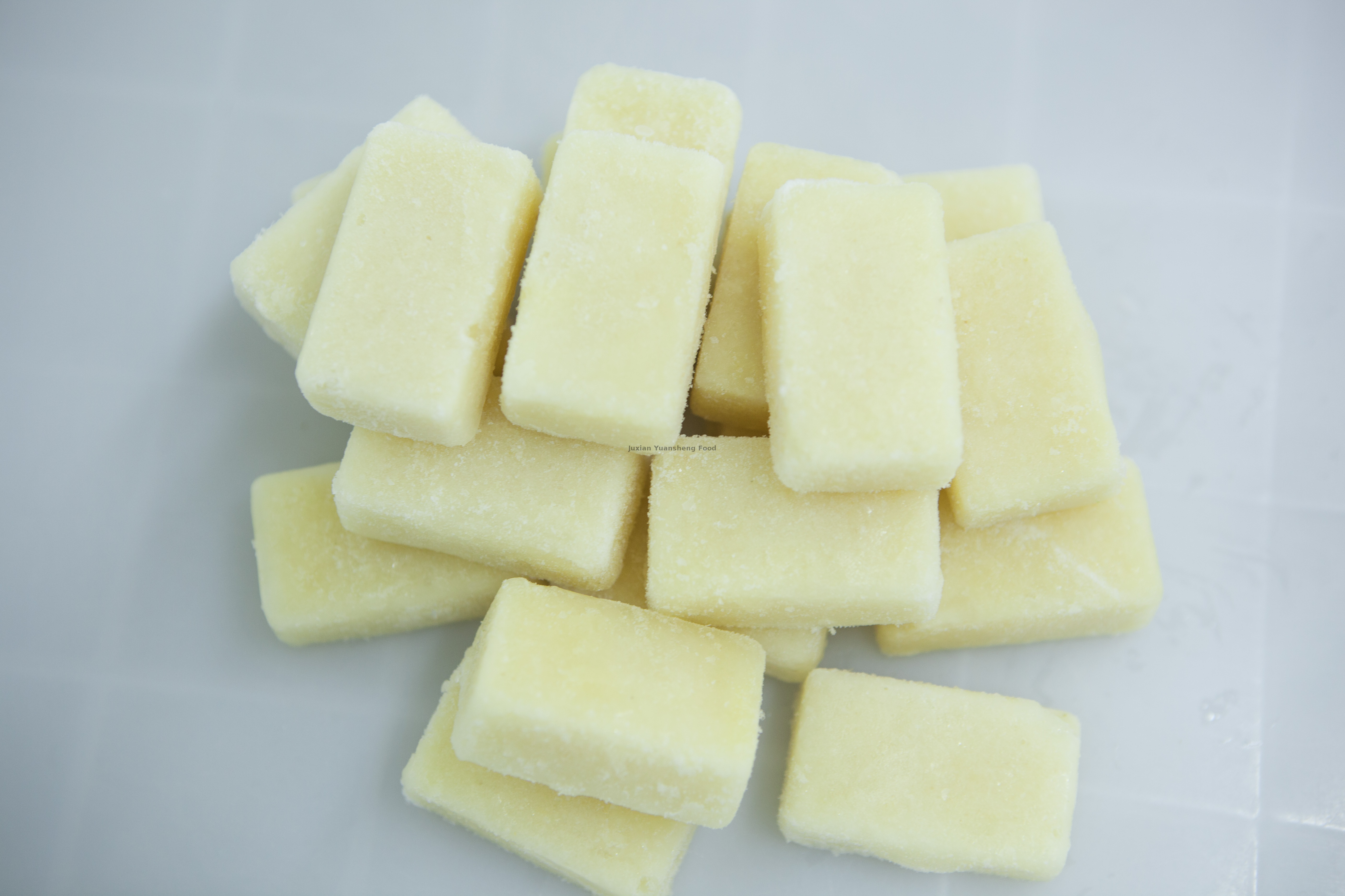 Gefrorene Knoblauchp&uuml;ree-Pellets